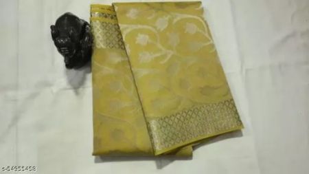 Lime Yellows Fancy Saree